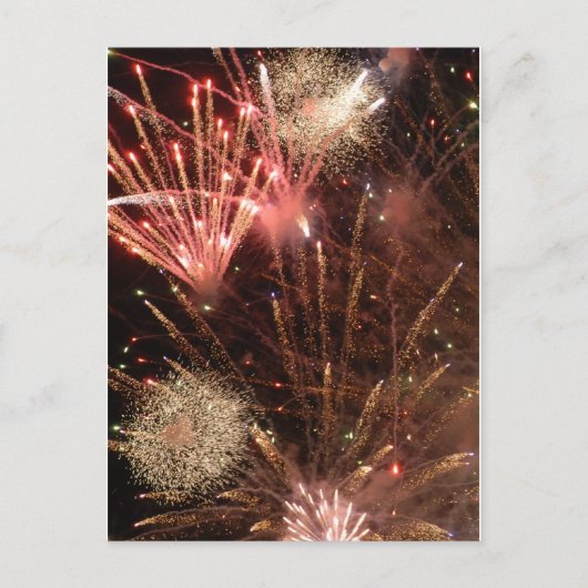Carte Postale Feux d'artifice (Carte postale) (Devant)