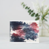 Carte postale Feux d'artifice dans la forêt (Debout devant)