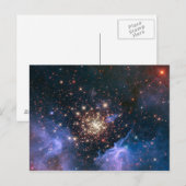 Carte Postale Feux d'artifice dans l'espace (Devant / Derrière)