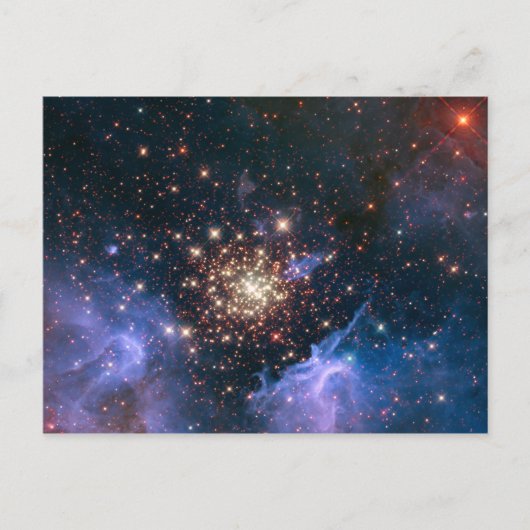 Carte Postale Feux d'artifice dans l'espace (Devant)