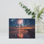 Carte Postale Feux d'artifice de Pretty Beach (Debout devant)