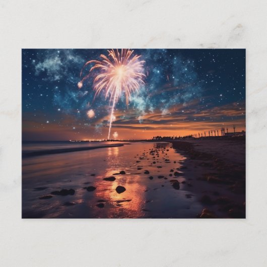 Carte Postale Feux d'artifice de Pretty Beach (Devant)