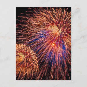 Carte Postale Feux d'artifice du 14 juillet