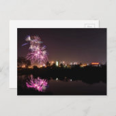 Carte Postale Feux d'artifice du vendredi soir (Devant / Derrière)