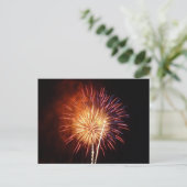 Carte Postale Feux d'artifice Rouges, Blancs et Bleus I Patrioti (Debout devant)