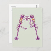 Carte Postale Feux de circulation en dispute (Devant / Derrière)