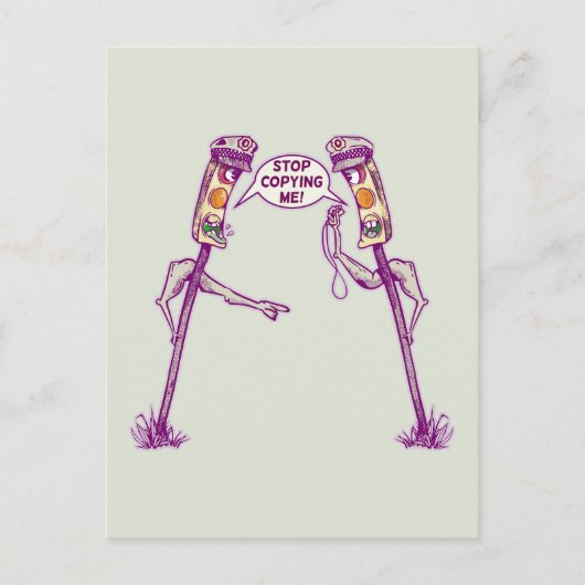 Carte Postale Feux de circulation en dispute (Devant)