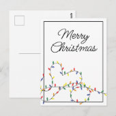 Carte Postale Feux de Noël_Coeur (Devant / Derrière)