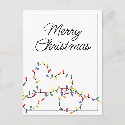 Carte Postale Feux de Noël_Coeur (Devant)