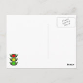 Carte Postale Feux de signalisation (Dos)