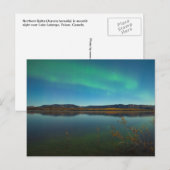 Carte Postale Feux du Nord (Aurora borealis) (Devant / Derrière)