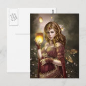 Carte Postale Feux flottants (Devant / Derrière)