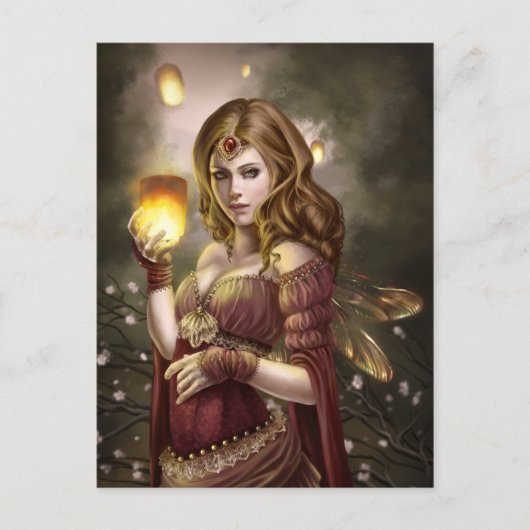 Carte Postale Feux flottants (Devant)