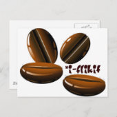 Carte Postale fève (Devant / Derrière)