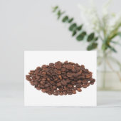 Carte Postale Fèves de café (Debout devant)