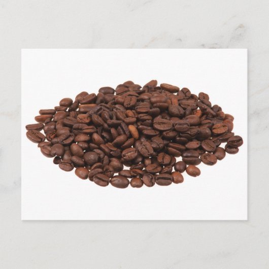 Carte Postale Fèves de café (Devant)