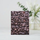 Carte Postale Fèves de café (Debout devant)