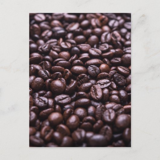 Carte Postale Fèves de café (Devant)