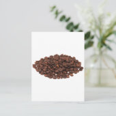 Carte Postale Fèves de café (Debout devant)