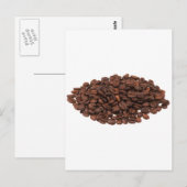 Carte Postale Fèves de café (Devant / Derrière)