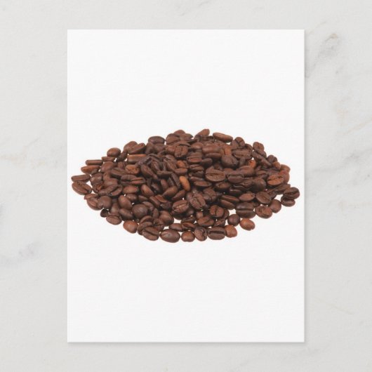 Carte Postale Fèves de café (Devant)
