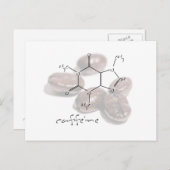 Carte Postale Fèves de caféine (Devant / Derrière)