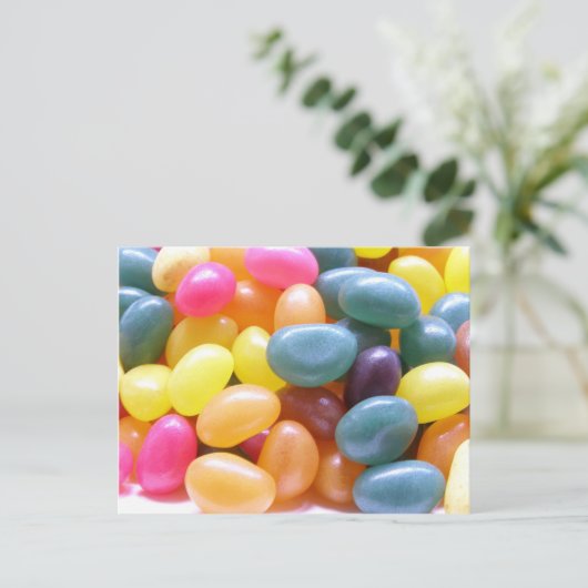 Carte Postale Fèves de gelée (Debout devant)