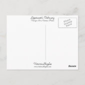 Carte Postale Février de Lippincott (Dos)