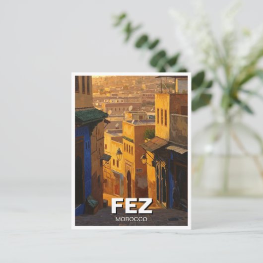 Carte Postale Fez Maroc Voyages (Debout devant)