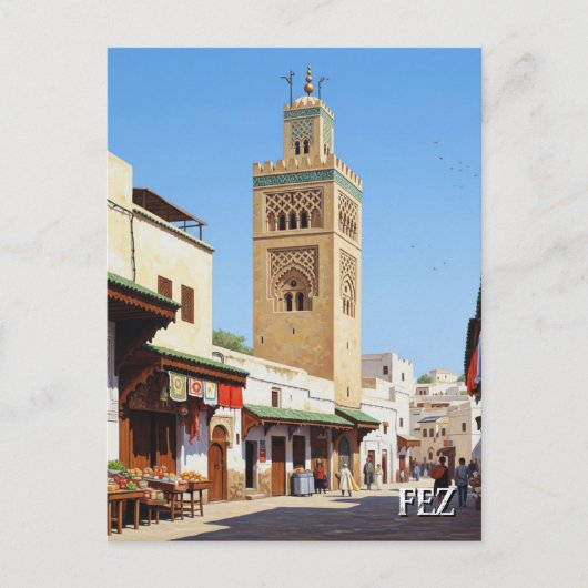 Carte Postale Fez Maroc Voyages (Devant)