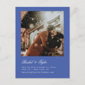 Carte Postale Fiançailles de légende officiel Enregistrer la dat (Devant)