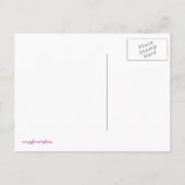 Carte postale Fiançailles/Mariage RSVP (Dos)