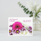 Carte postale Fiançailles/Mariage RSVP (Debout devant)