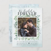 Carte postale Fiançailles photo Eucalyptus Forever (Devant / Derrière)