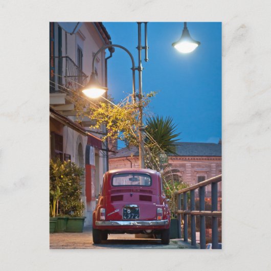 Carte Postale Fiat 500, Cinquecento (Devant)