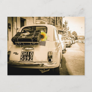 Carte Postale Fiat 500, Cinquecento en Italie