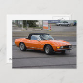 Carte Postale Fiat Dino Spider (Devant / Derrière)