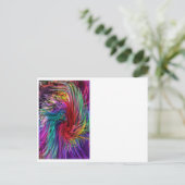 Carte Postale FIBER Threads Spaghetti - Graphisme étincelant (Debout devant)