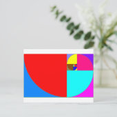 Carte Postale fibonacci espiral (Debout devant)