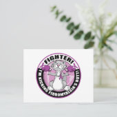 Carte Postale Fibromyalgia Fighter Cat (Debout devant)