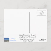 Carte Postale Fibromyalgie Support pas Sarcasme (Dos)