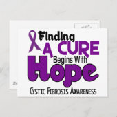 Carte Postale Fibrose kystique HOPE 5 (Devant / Derrière)