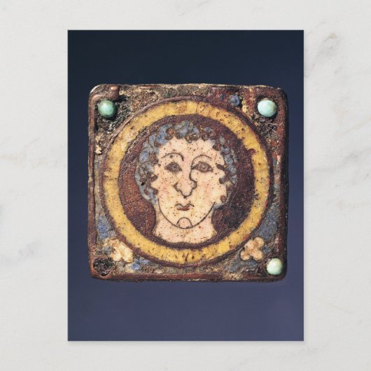 Carte Postale Fibula avec le visage d'un jeune homme (Devant)