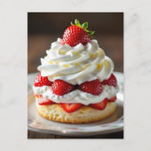 Carte Postale Fiche de recette de crème fouettée maison (Devant)