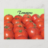 Carte Postale Fiche de recette - Tomates (Devant)