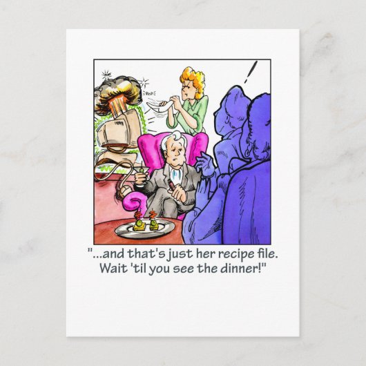 Carte Postale Fichier de recette (Devant)