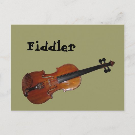 Carte Postale Fiddler (Devant)