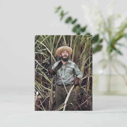 Carte Postale Fidel Castro (Debout devant)