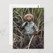 Carte Postale Fidel Castro (Devant / Derrière)