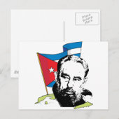 Carte Postale Fidel Castro (Devant / Derrière)
